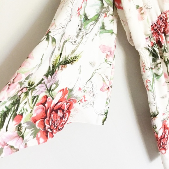 ASOS River Island Dress Plus Size 26 Floral White - Picture 8 of 8